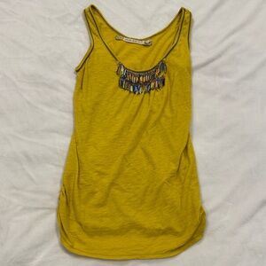 Chelsea & Violet Sleeveless Top with Beaded Details